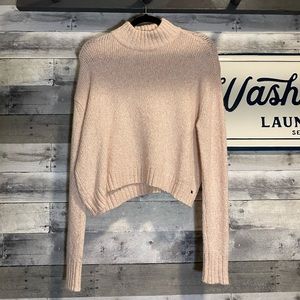 Cropped Turtleneck Sweater